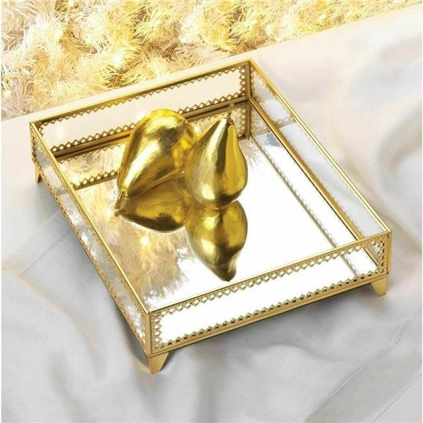 Accent Plus Accent Plus 10018952 Gold Motif Jewelry Tray 10018952